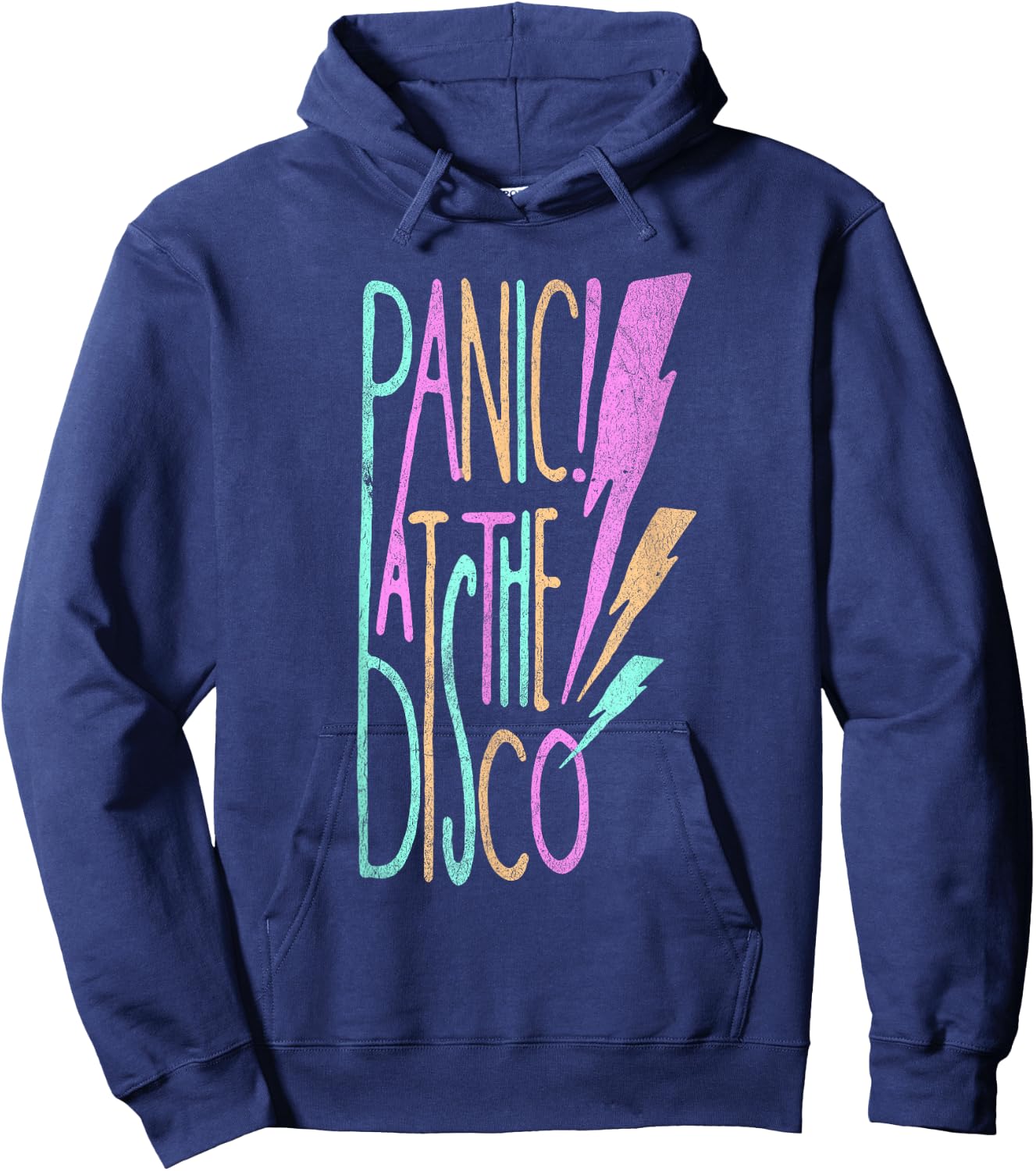 Panic! at The Disco - Lightning Small Hoodie - Hoodie | Navy