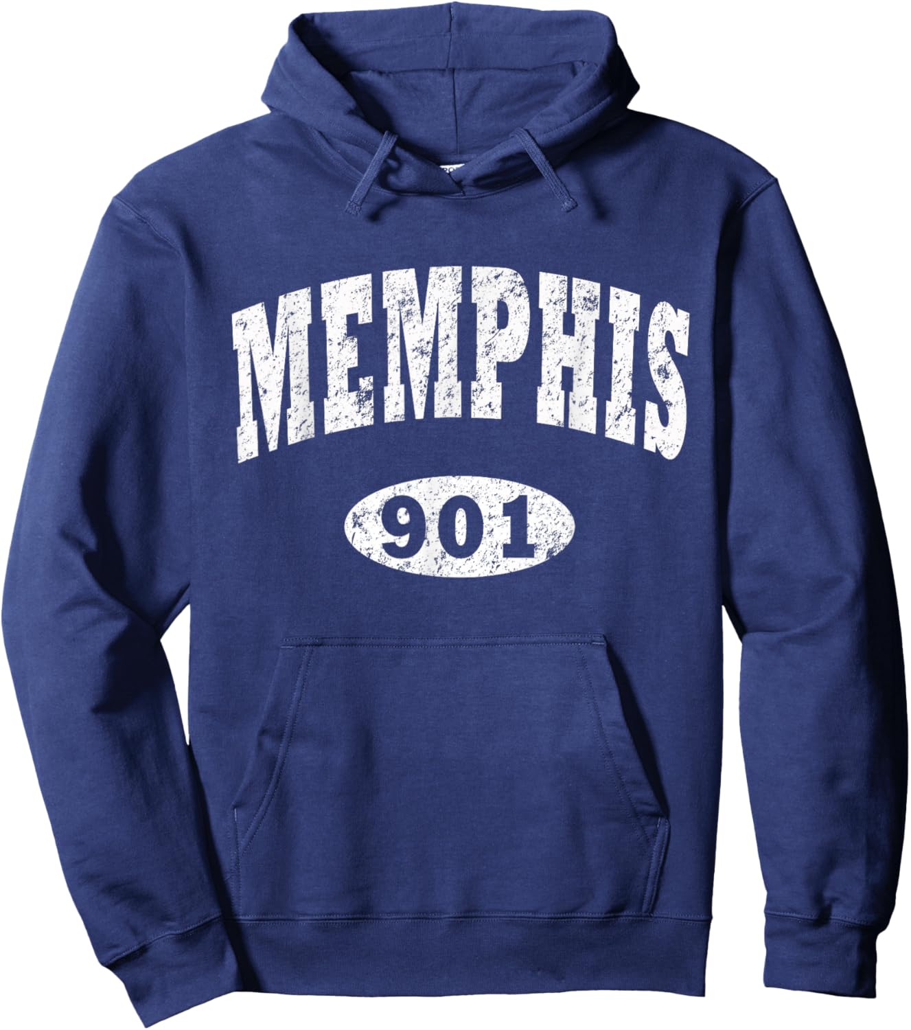 Memphis Shirt. Area Code 901 . Vintage Memphis Hoodie - Hoodie | Navy