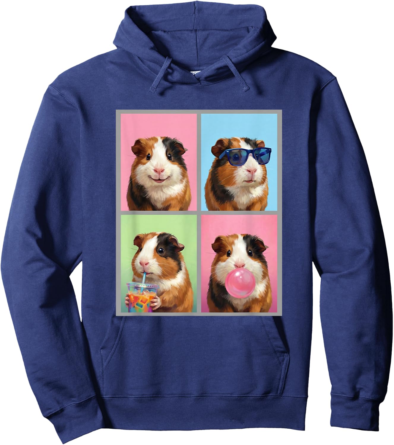 Guinea Pigs Funny Guinea Pig Hoodie - Hoodie | Navy