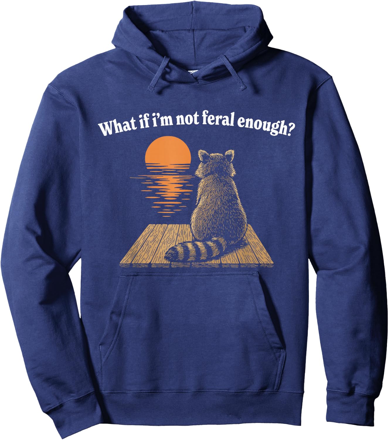 Feral Racoon Hoodie - Hoodie | Navy