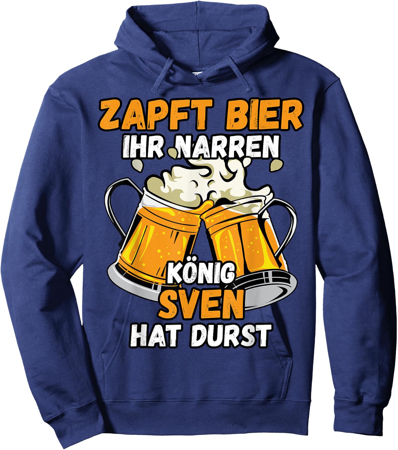 SVEN Name Vorname Biertrinker Bier Spruch Hoodie - Hoodie | Navy