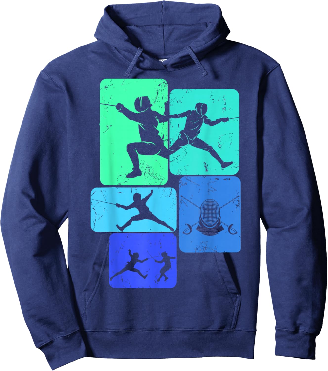 Fencing Fencing , Black, S Hoodie - Hoodie | Navy