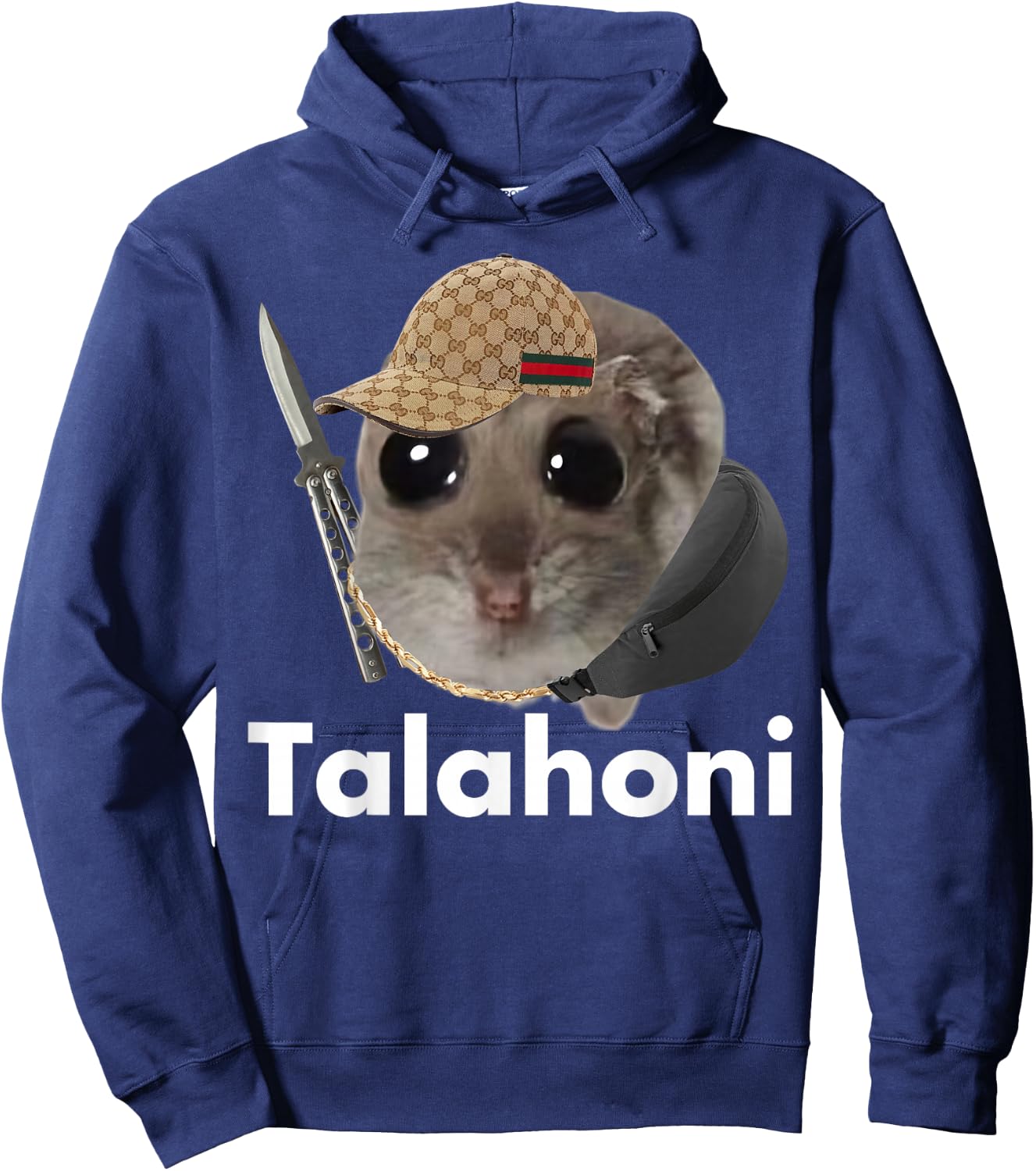Talahoni Hamsti , black Hoodie - Hoodie | Navy