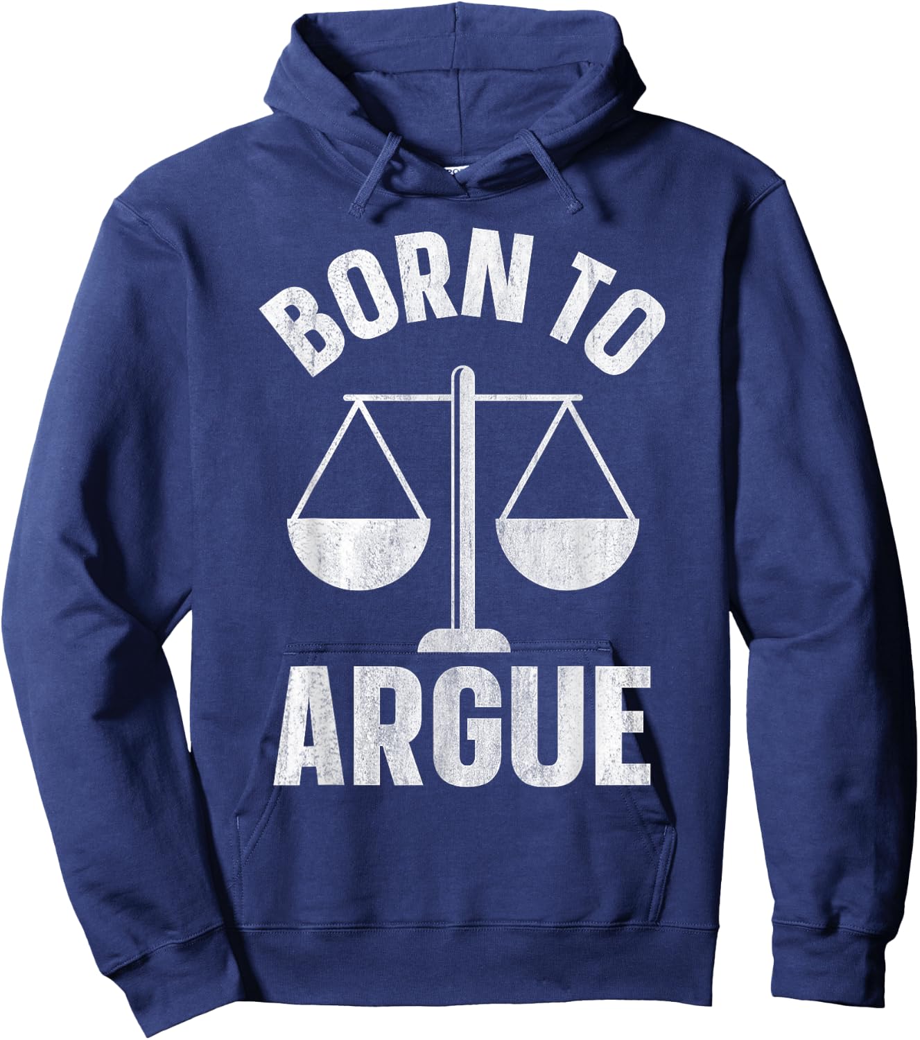 Born To Argue Hoodie - Hoodie | Navy