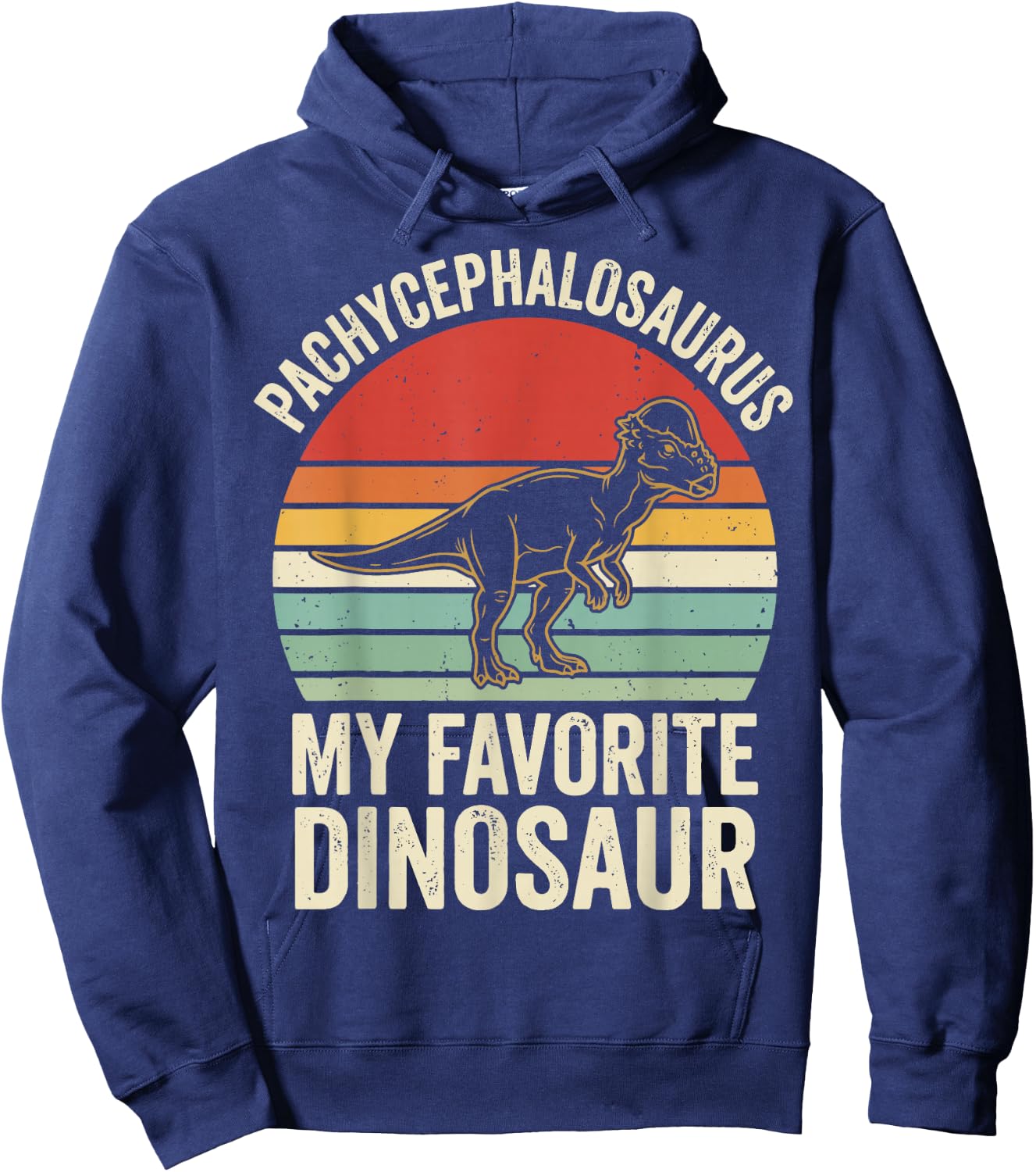 Pachycephalosaurus My Favorite Dinosaur Hoodie - Hoodie | Navy