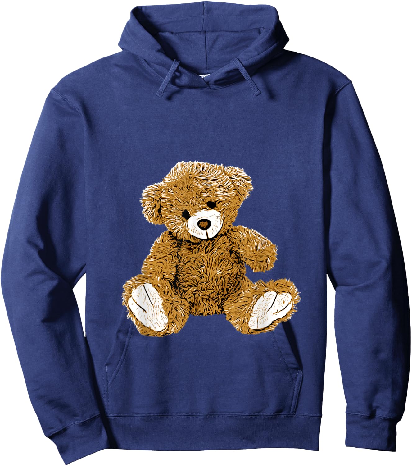 Shirt with Teddy Bear , black Hoodie - Hoodie | Navy