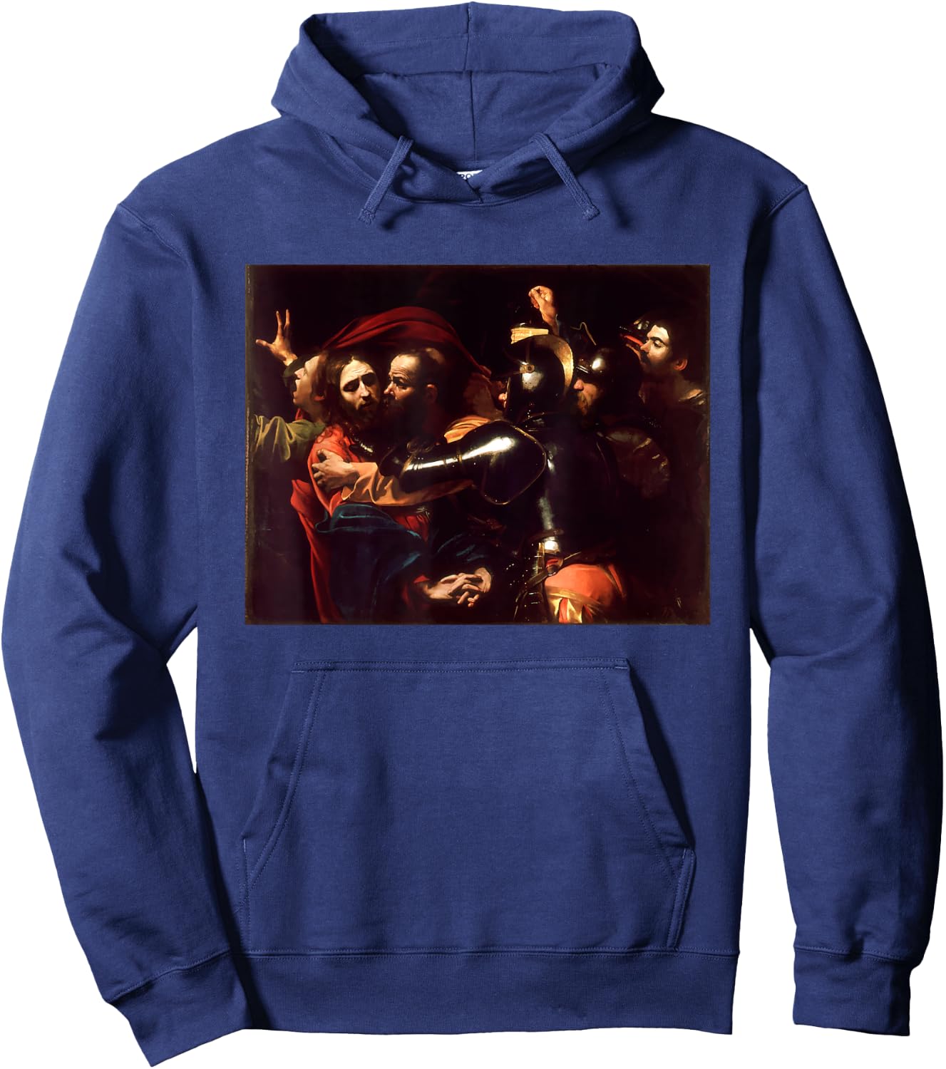 Caravaggios The Taking of Christ | Art Painting Hoodie - Hoodie | Navy