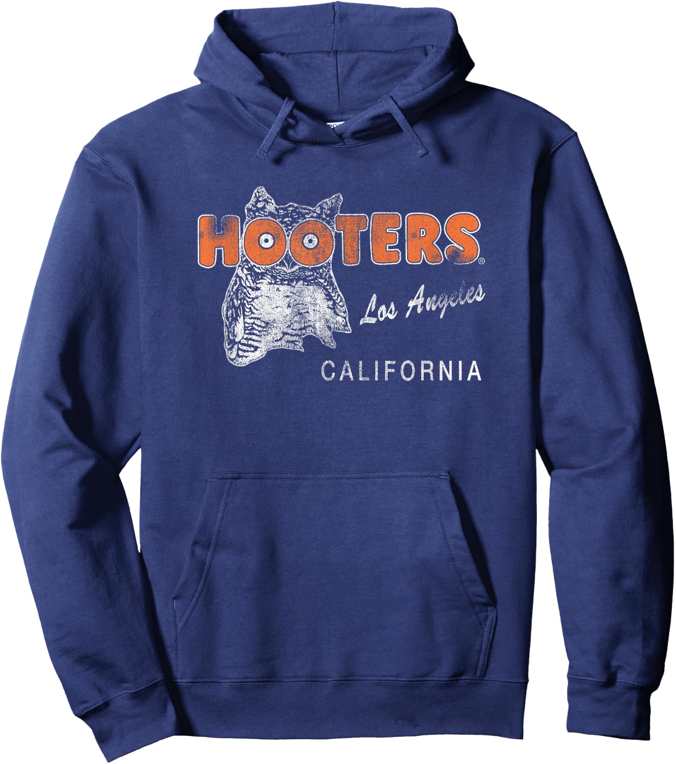 Hooters Vintage Los Angeles , black Hoodie - Hoodie | Navy