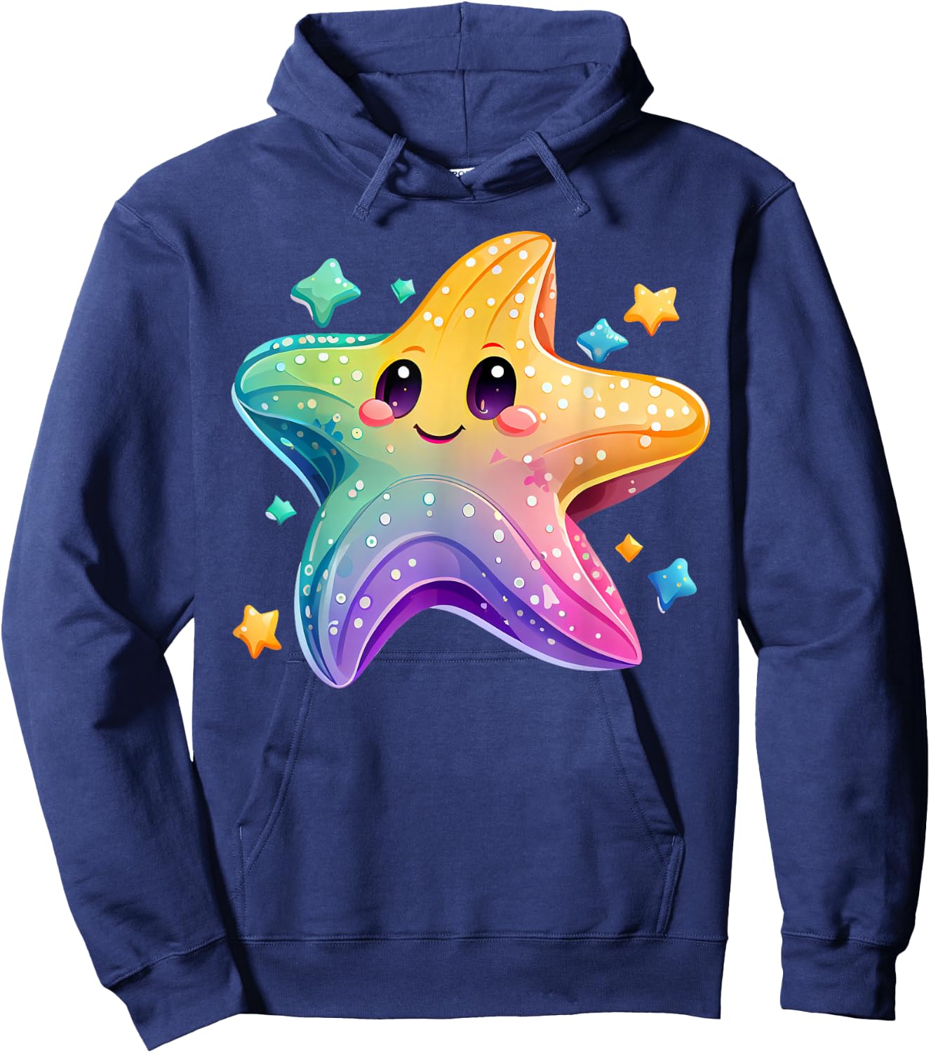 Starfish Costume Adult Women Children Starfish Hoodie - Hoodie | Navy