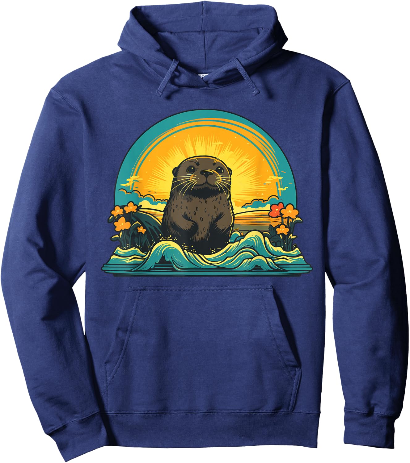 Otter Sunrise Hoodie - Hoodie | Navy