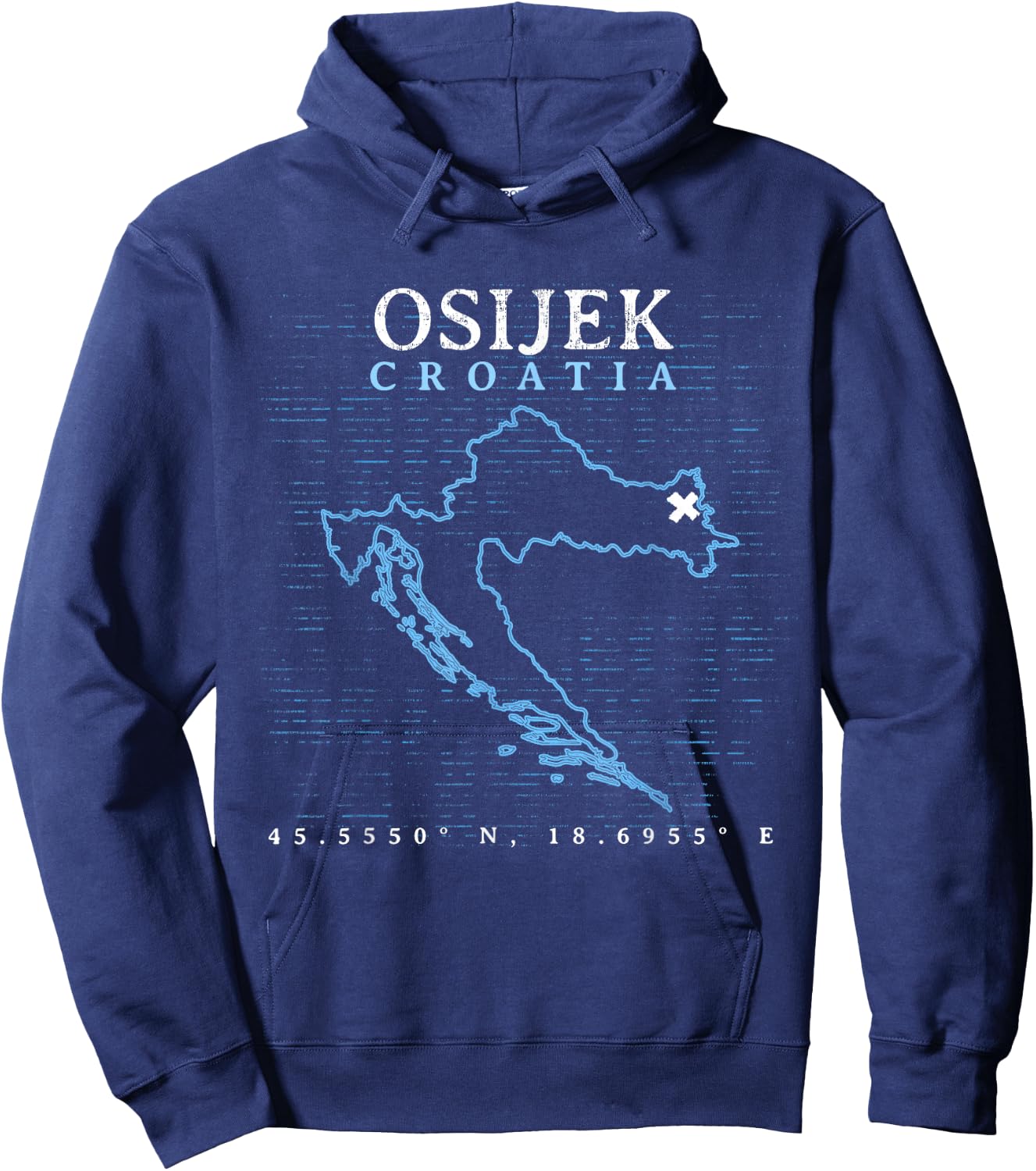 Kroatien Osijek Hoodie - Hoodie | Navy