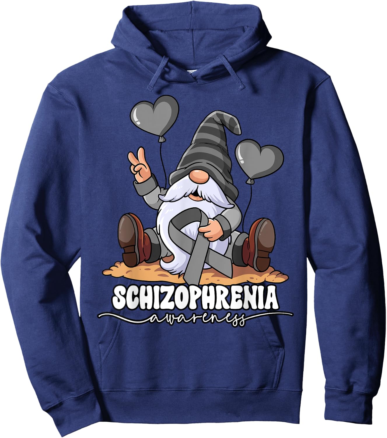 Schizophrenia Awareness Hoodie - Hoodie | Navy