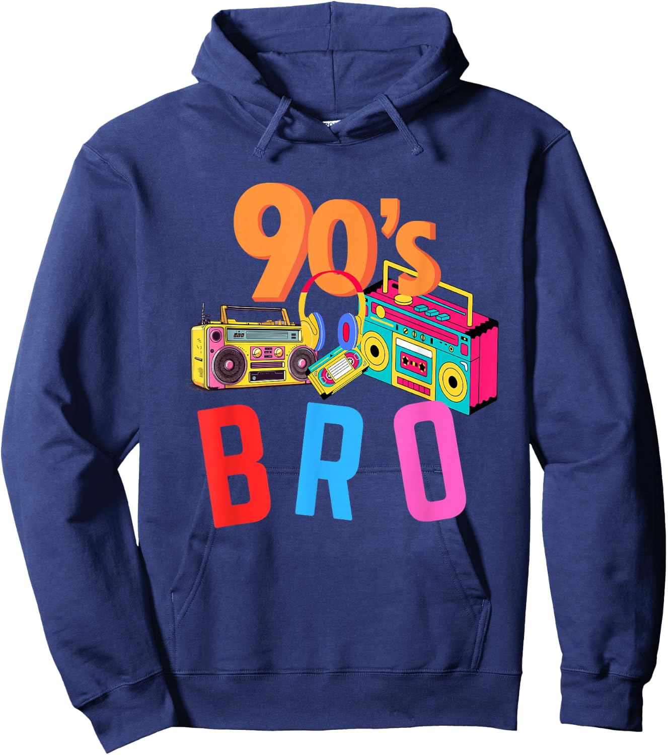 This Is My 80s Bro 80's 90's Party Hoodie - Hoodie | Navy
