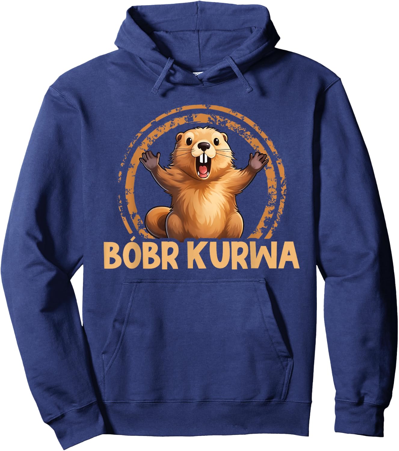 Bobr Kurwa - Bober Beaver Bobr Hoodie - Hoodie | Navy