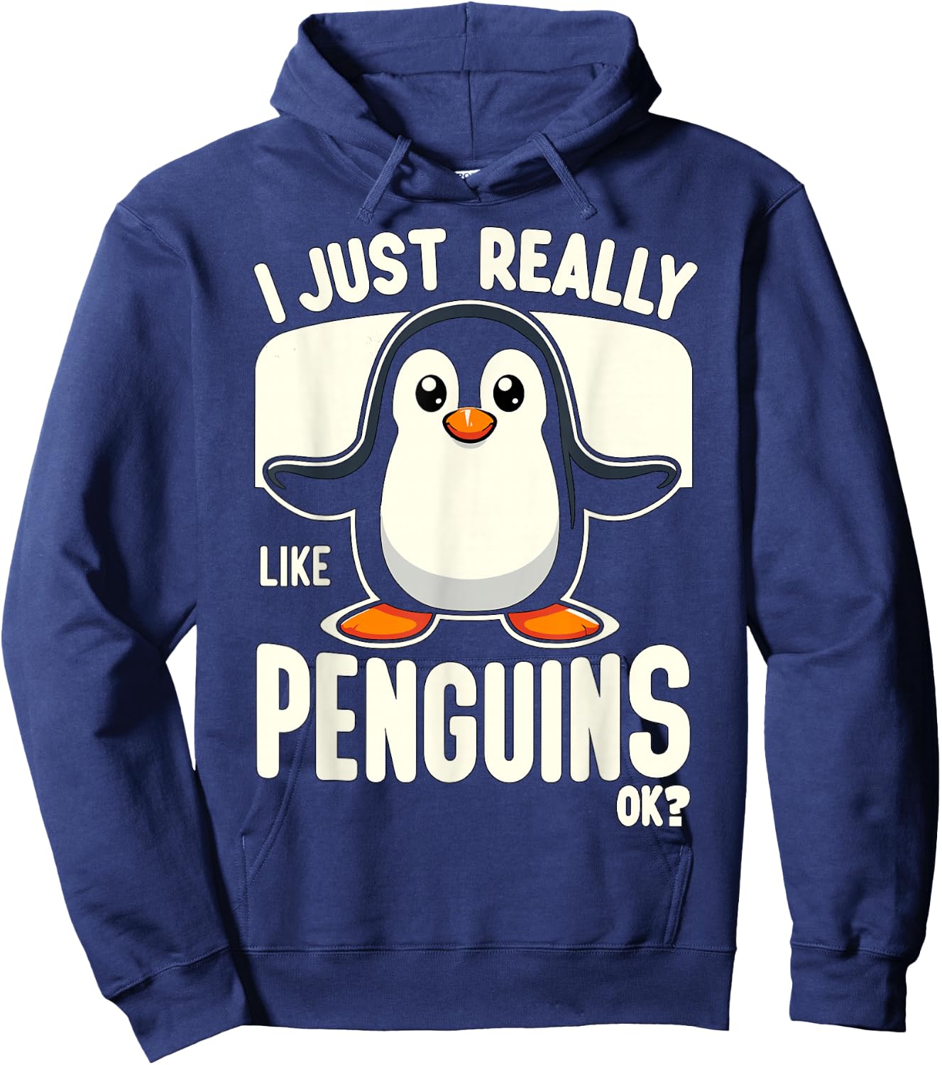 I just really like Penguins ok? Hoodie - Hoodie | Navy