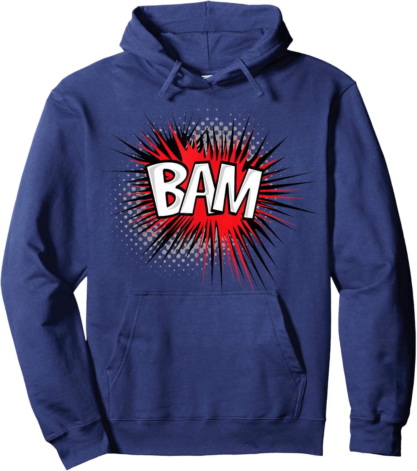 BAM! Iconic Comic Fun Shirt Hoodie - Hoodie | Navy