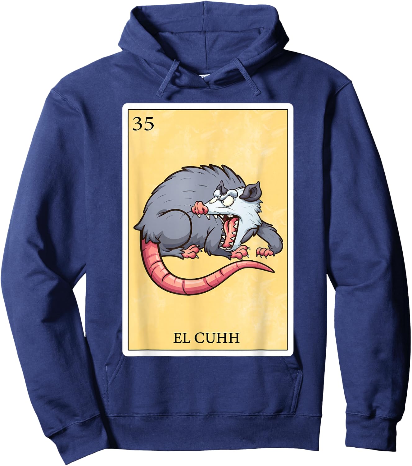 Spanish-Mexican Bingo Funny Gifts - El Cuhh Hoodie - Hoodie | Navy