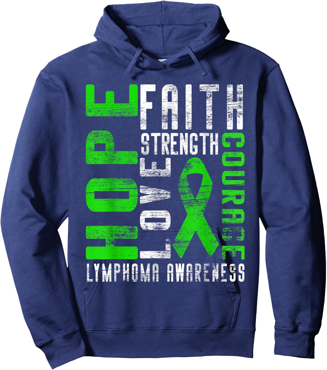 Non-Hodgkin's Lymphoma Awareness Hoodie - Hoodie | Navy