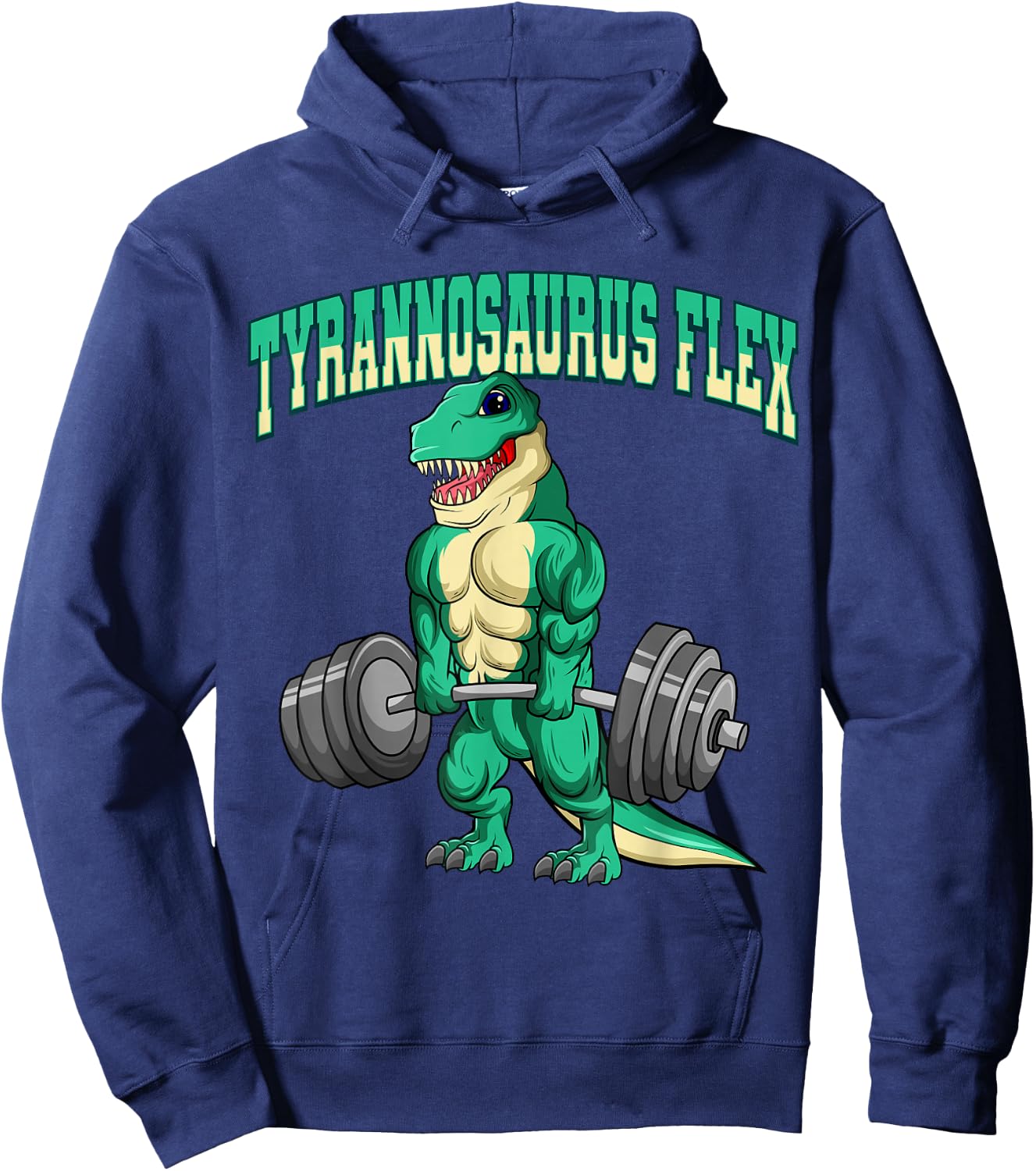 Lustige Workout Geschenkideen Bodybuilding Fitness Tyrannosaurus Flex Dino T-Rex , Schwarz, Kleinkind, , Kurzarm, , Fitness- mit Tyrannosaurus-Design Hoodie - Hoodie | Navy