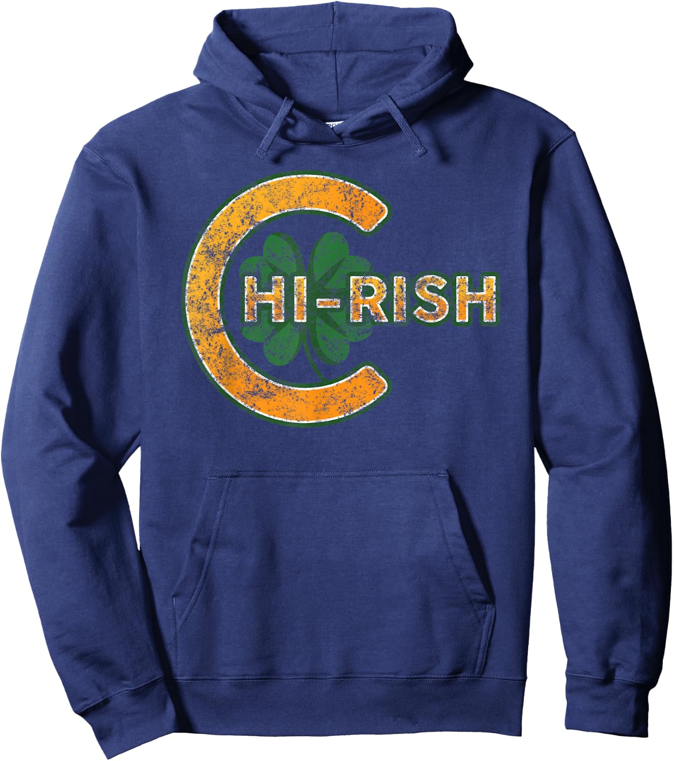 Chirish Chicago Irish Gifts Saint Patricks Day Hoodie - Hoodie | Navy