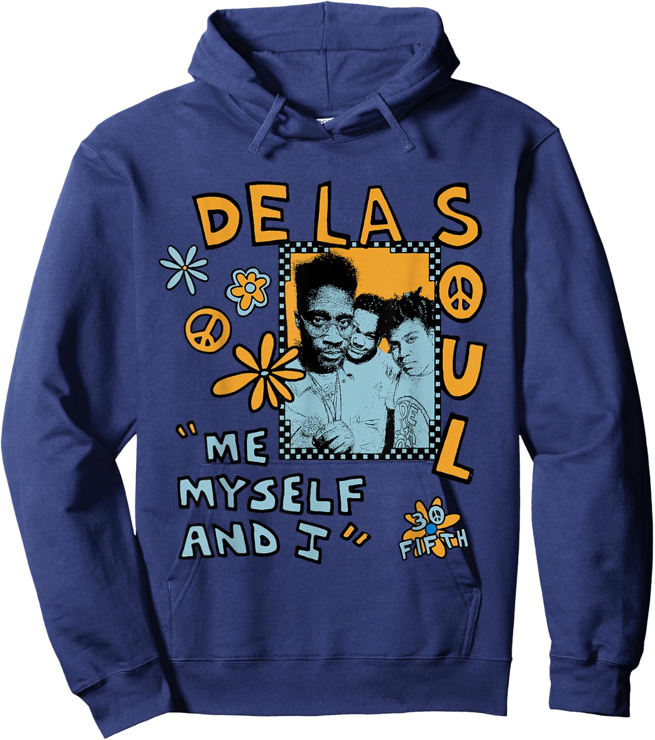 Official De La Soul Me Me And I Hoodie - Hoodie | Navy