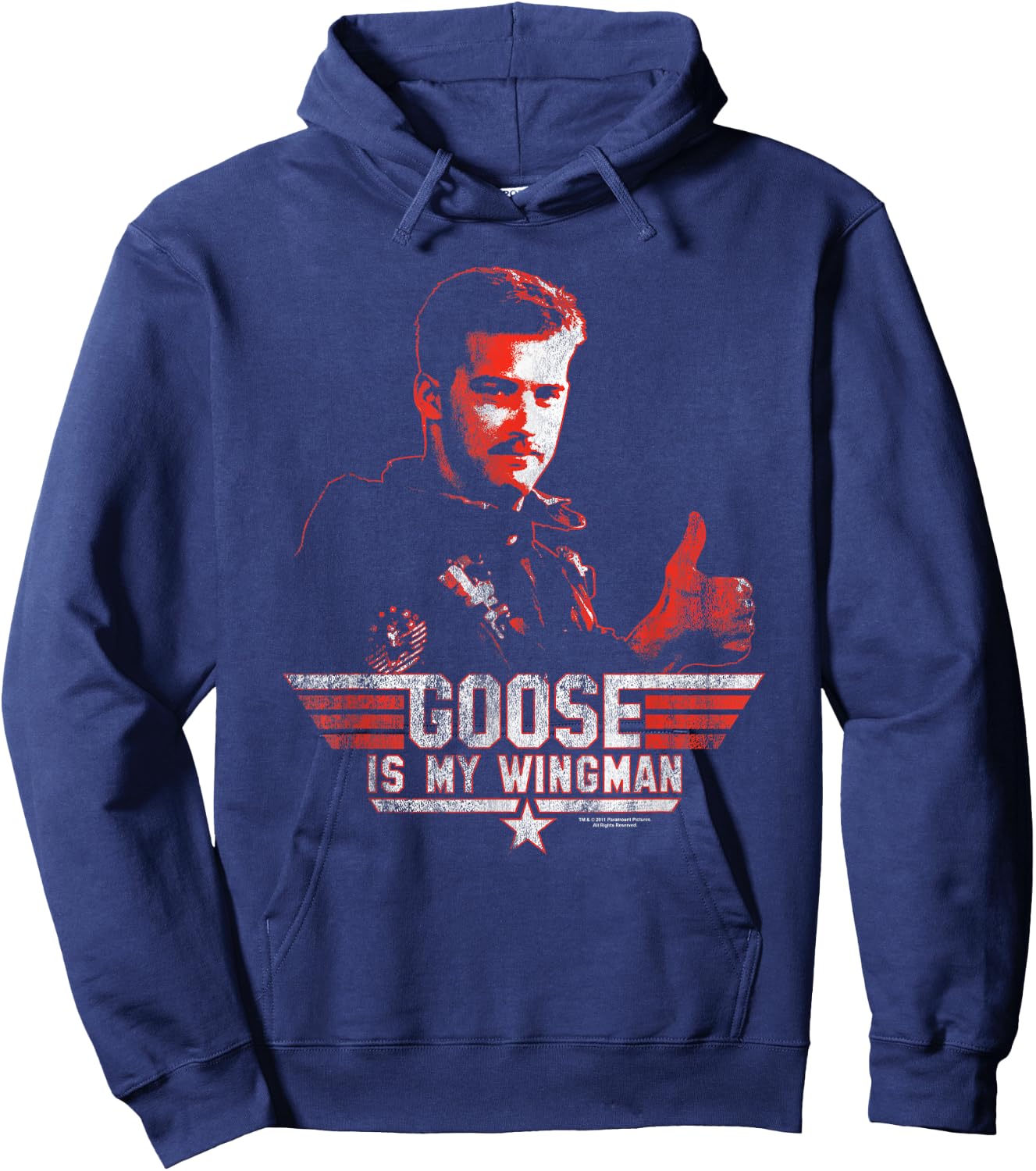 Top Gun Wingman Goose Hoodie - Hoodie | Navy