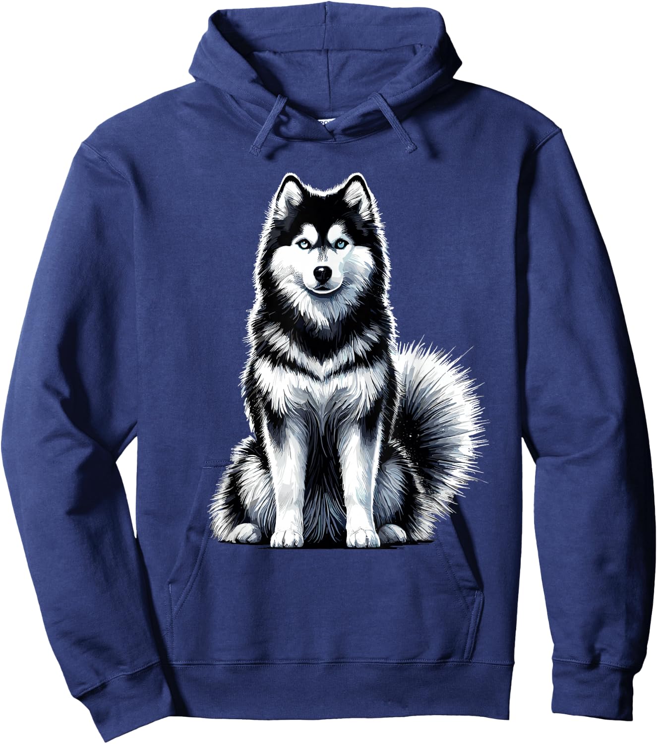 Siberian Husky Siberian Huskies Hoodie - Hoodie | Navy