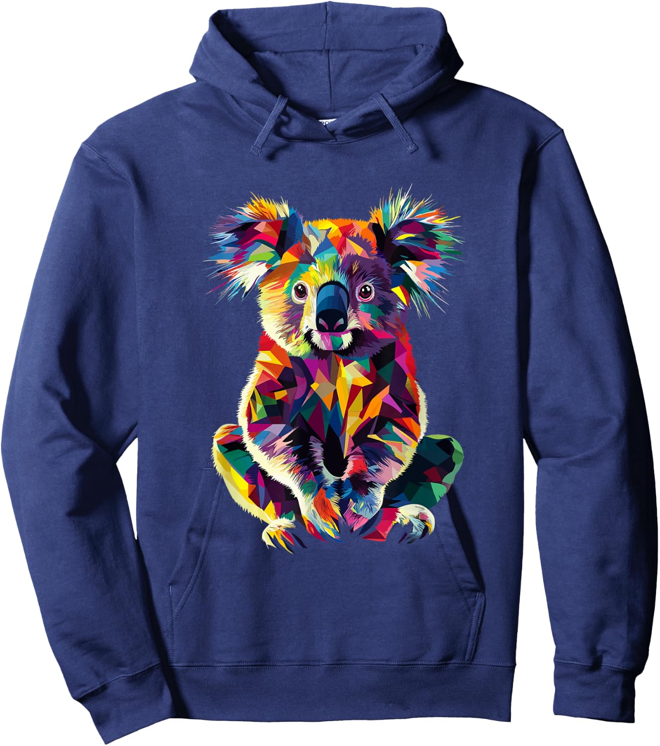 Koala Color Pop Art Koala Lovers Hoodie - Hoodie | Navy