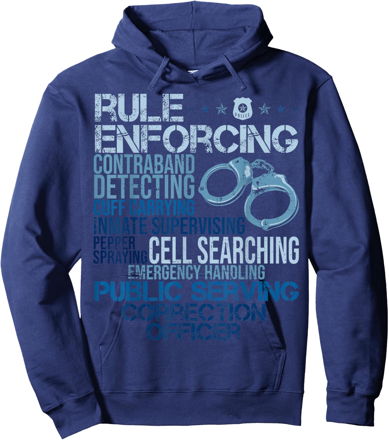 Funny Correction Officer Correctional Officer s Hoodie - Hoodie | Navy