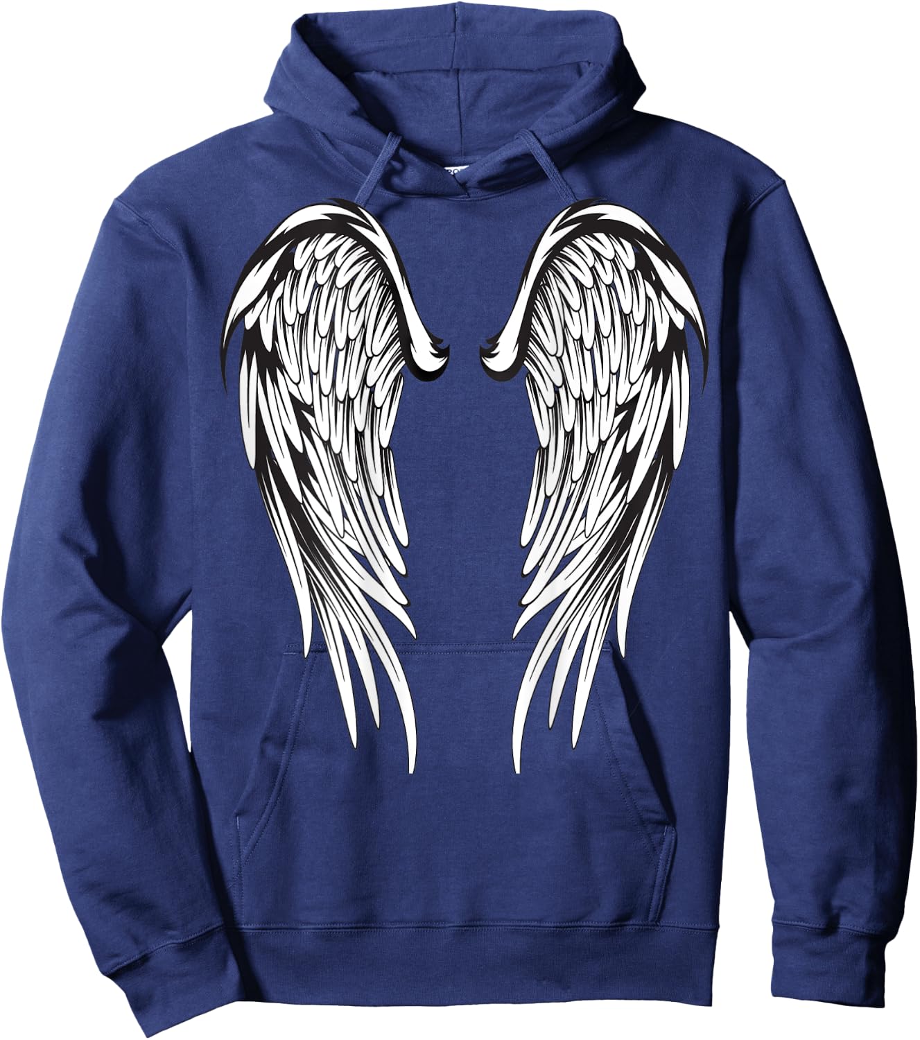 Angel Wings Feathers Hoodie - Hoodie | Navy