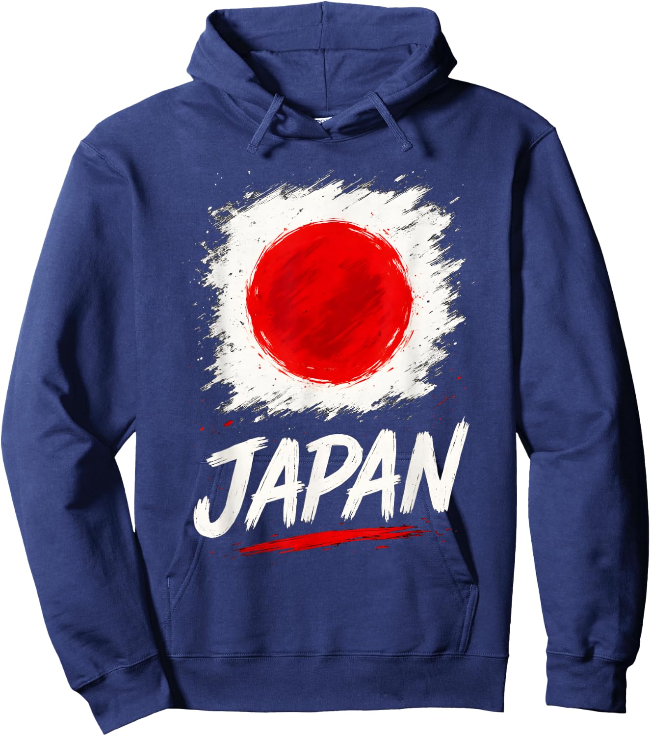 Japan Japanese Flag Hoodie - Hoodie | Navy