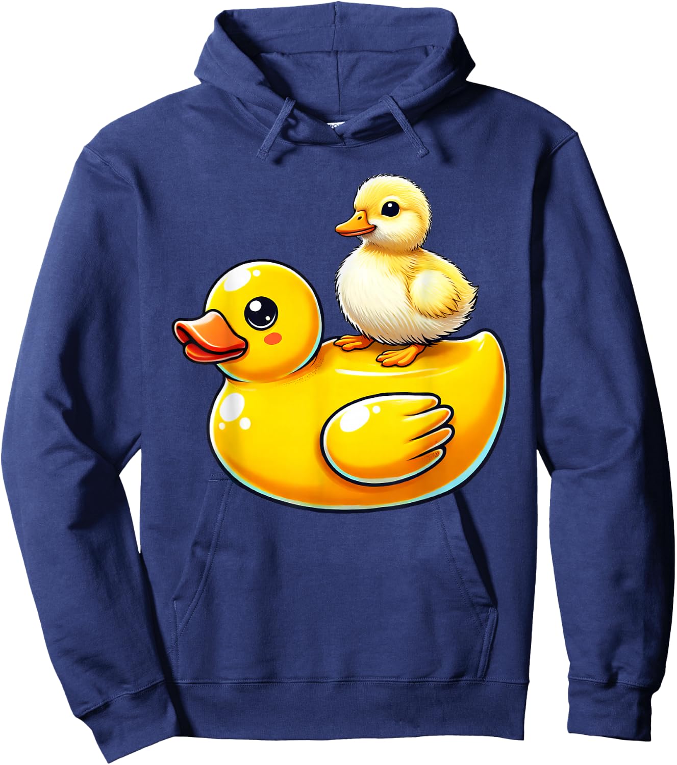 Cute Duckling Rubber Duck Hoodie - Hoodie | Navy
