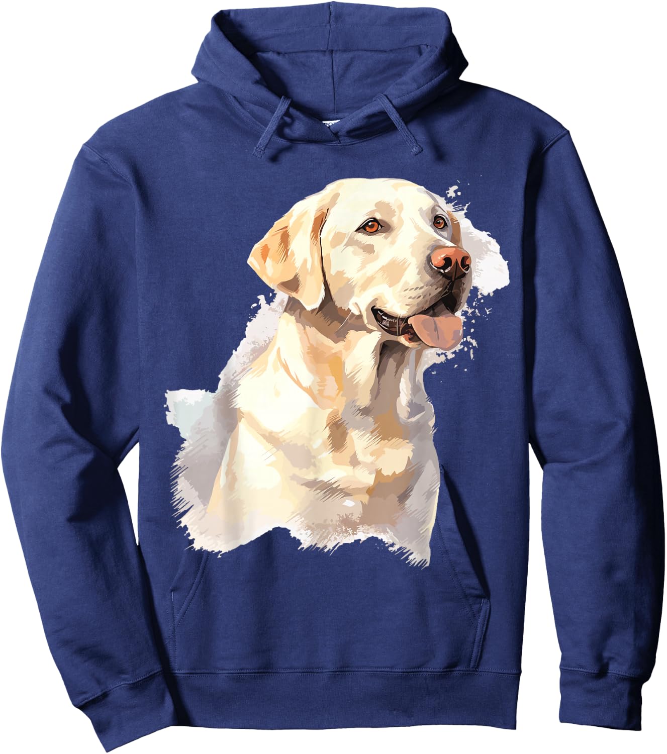 Labrador Watercolor Hoodie - Hoodie | Navy