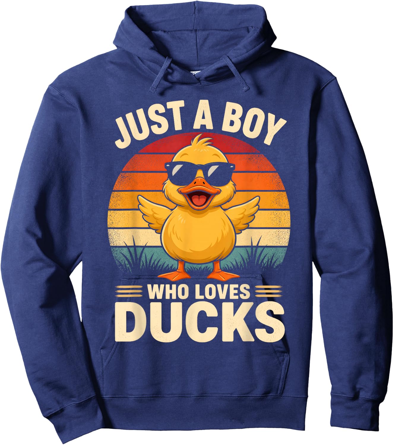 Just A Boy Who Loves Ducks Hoodie - Hoodie | Navy
