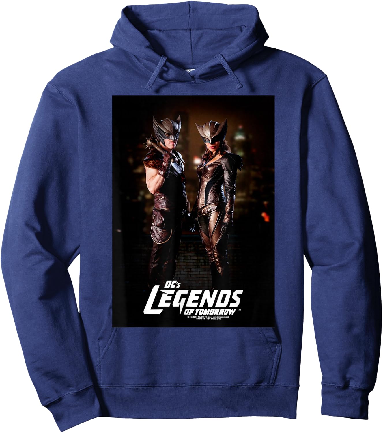 Legends of Tomorrow Hawkman & Hawkgirl Hoodie - Hoodie | Navy