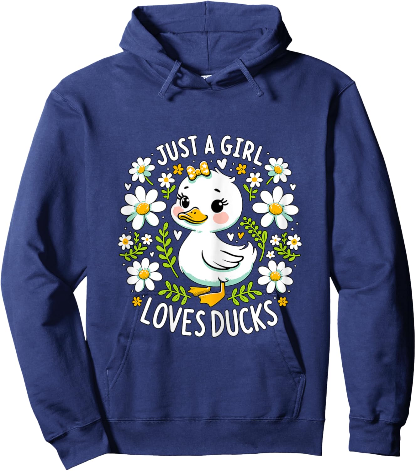 Just a Girl who loves Ducks Hoodie - Hoodie | Navy