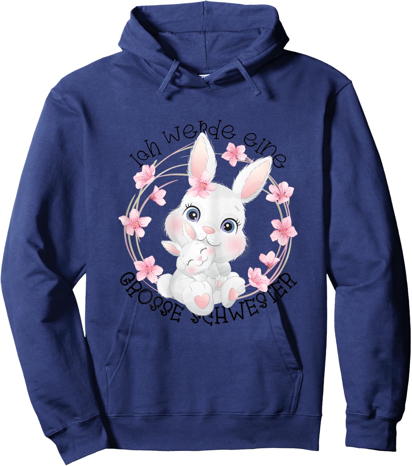 Ich Werde Große Schwester 2026 Hoodie - Hoodie | Navy
