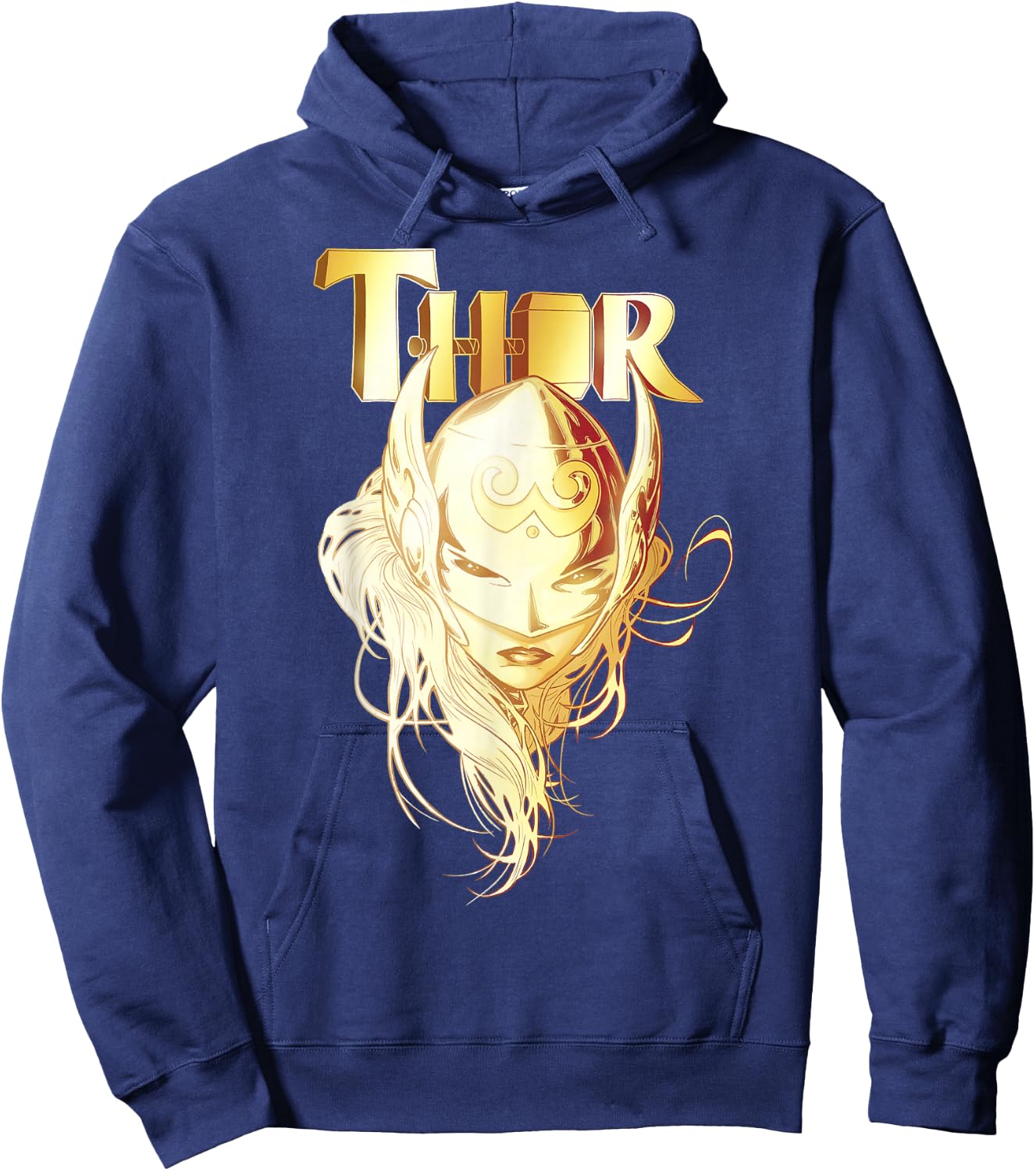 Marvel Thor Jane Foster Portrait Hoodie - Hoodie | Navy