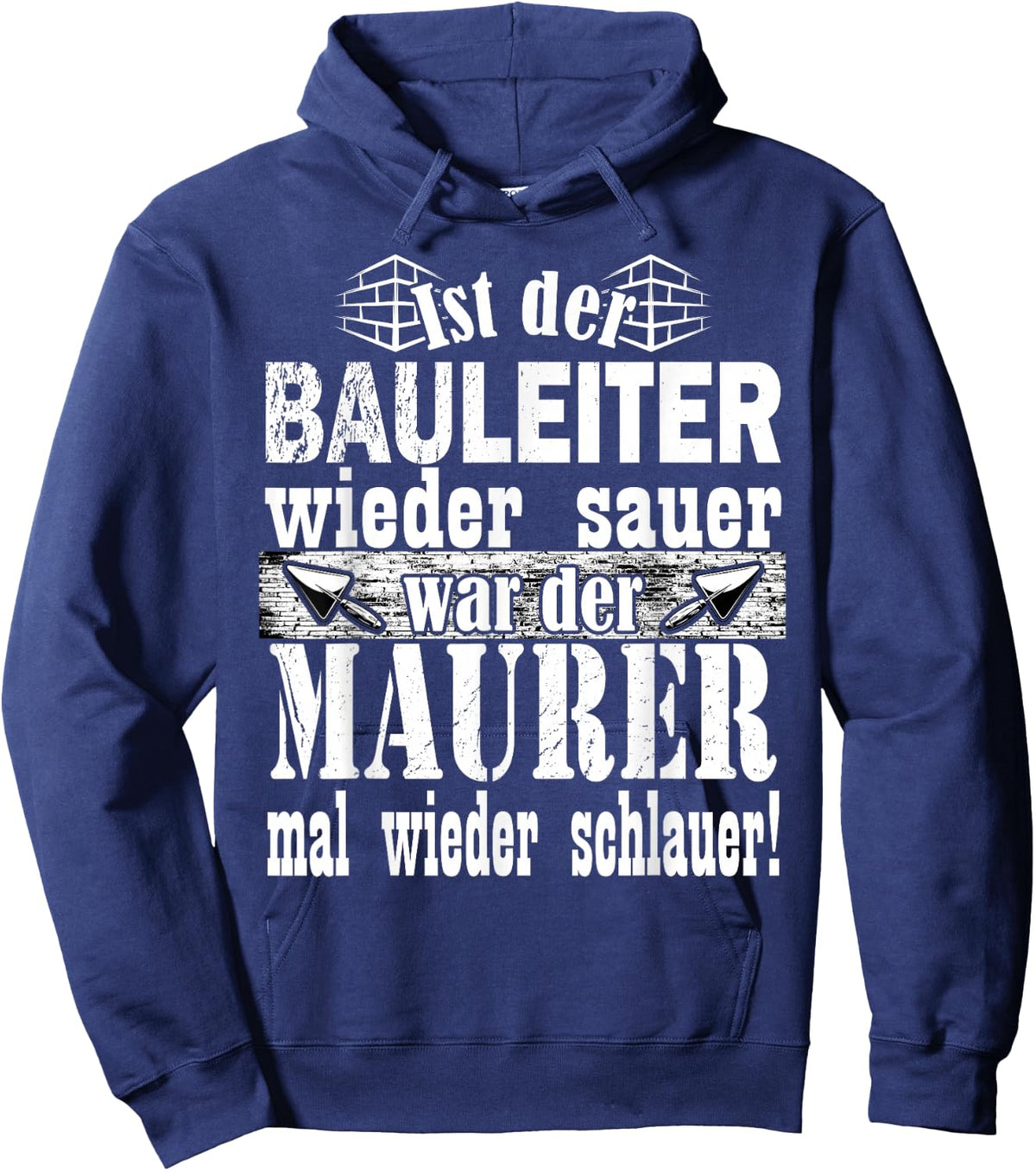 Maurer Handwerk funny saying construction site Hoodie - Hoodie | Navy