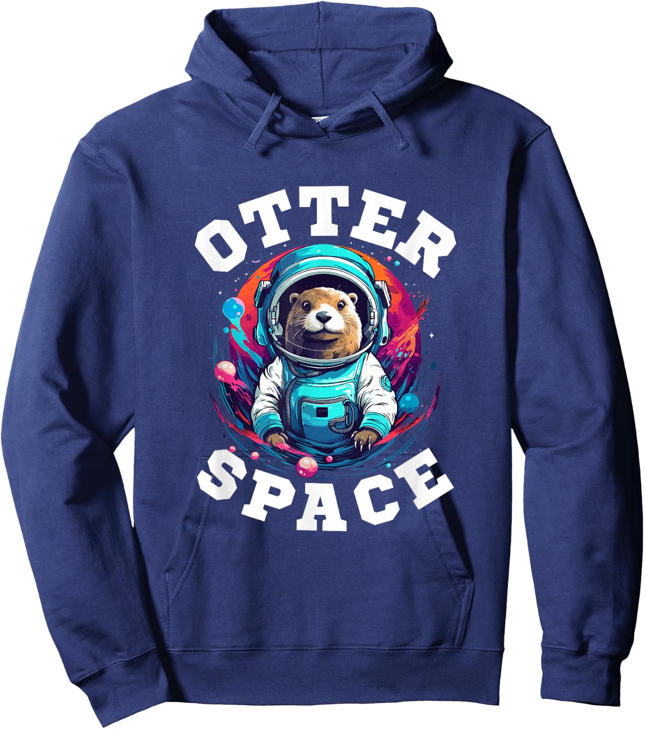 Otter Animal Kids & Adult - Otter Space Hoodie - Hoodie | Navy