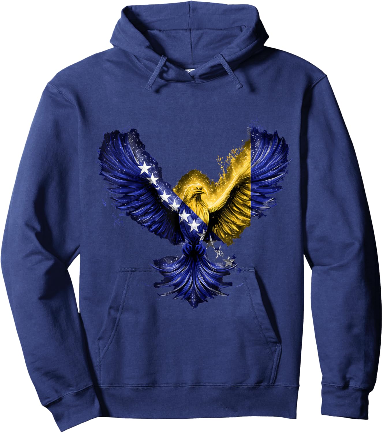 Bosnia Flag Bosnia and Herzegovina Roots Hoodie - Hoodie | Navy