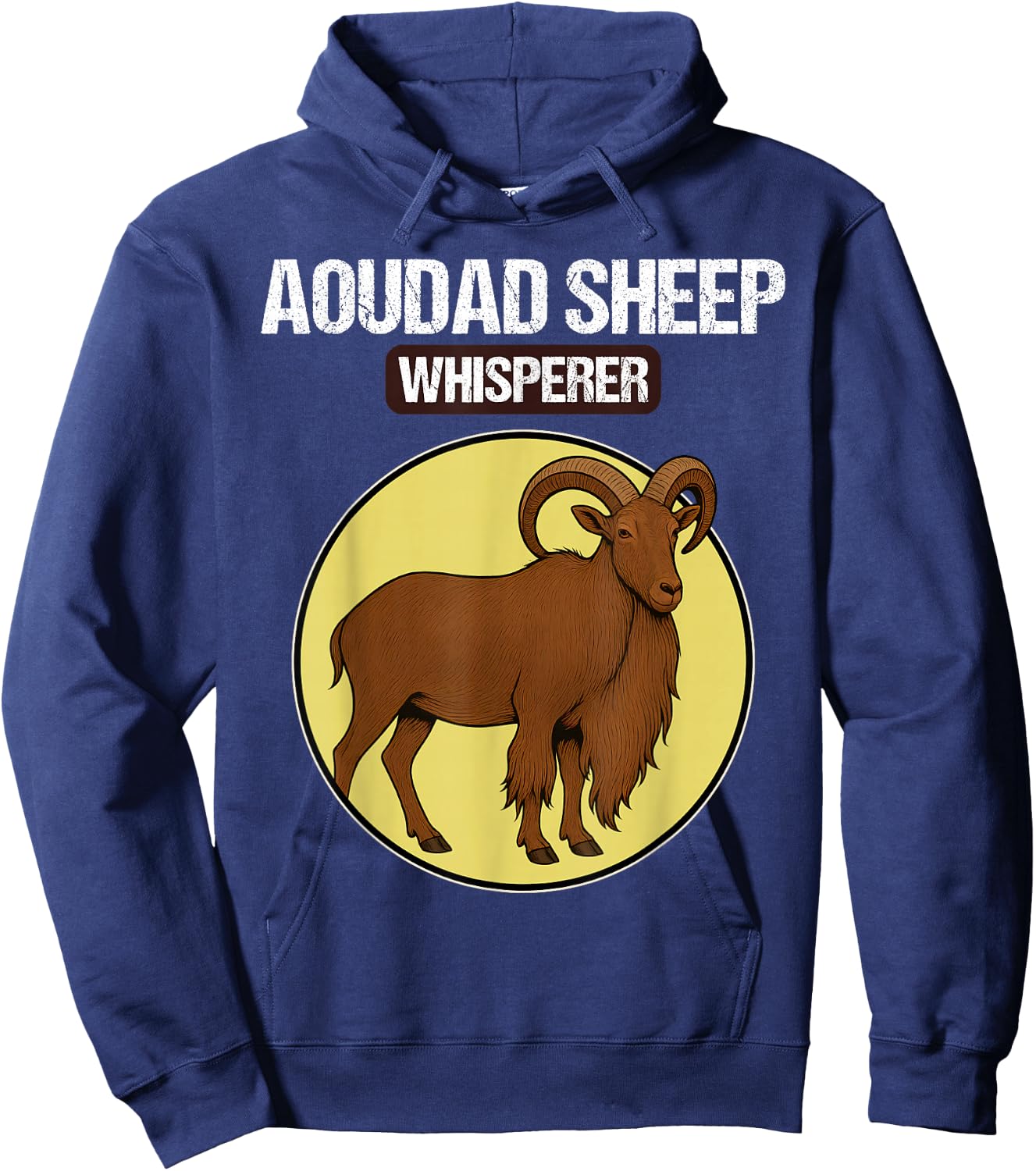 Aoudad Sheep Whisperer Aoudad Sheep Hoodie - Hoodie | Navy