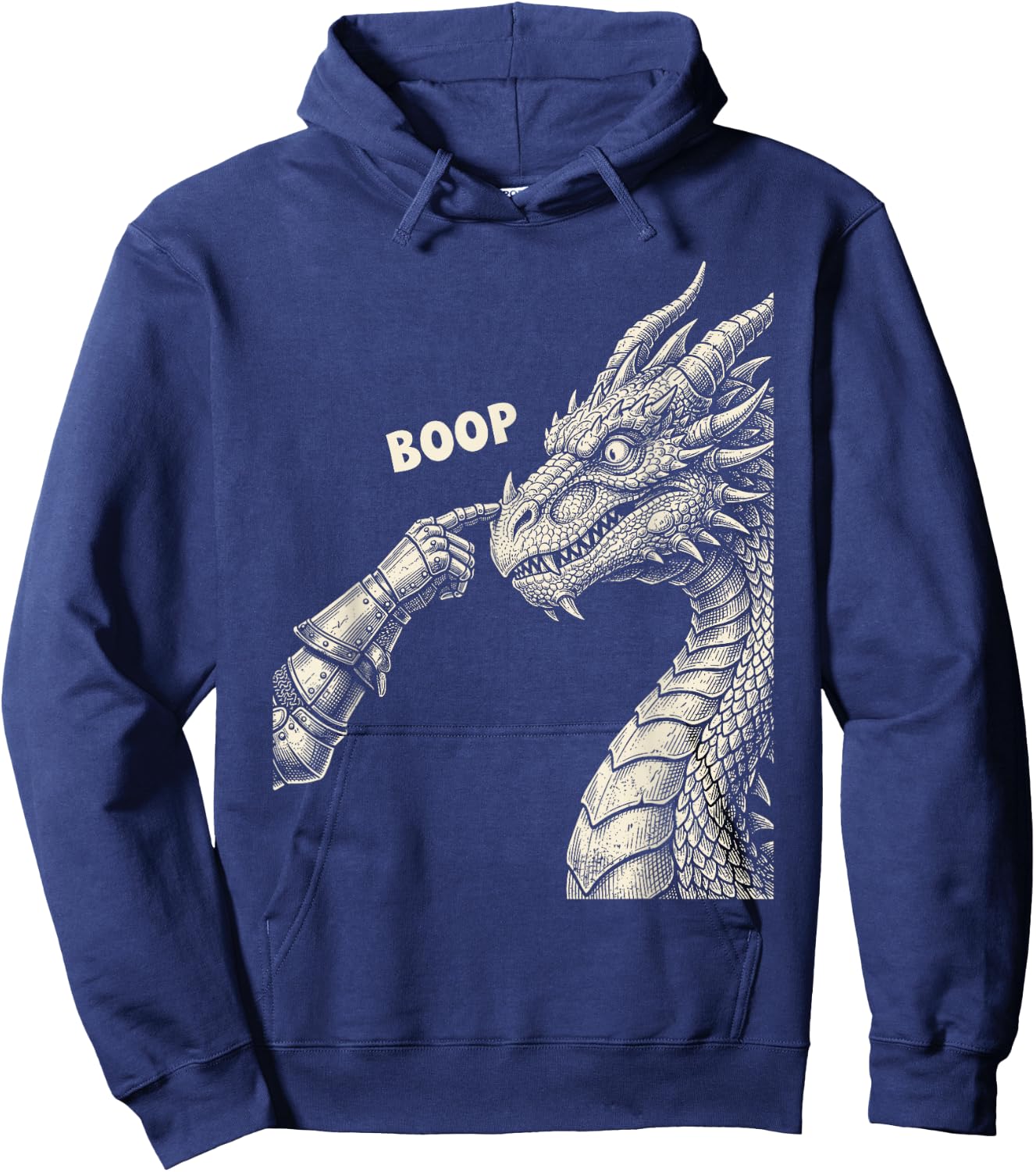Funny Dragon Boop Hoodie - Hoodie | Navy