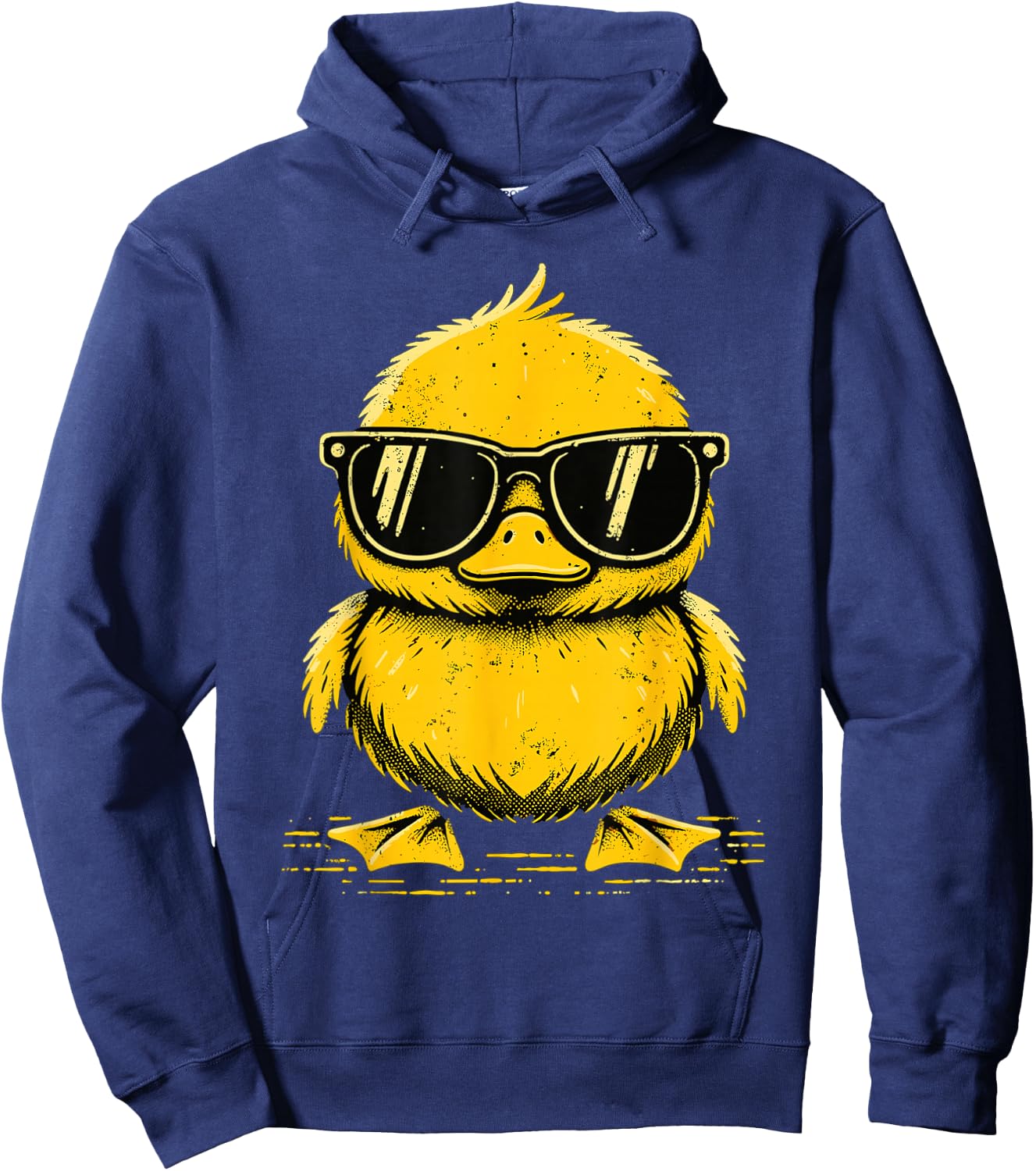 Cool Duckie Sunglasses Funny Ducky Rubber Duck Hoodie - Hoodie | Navy
