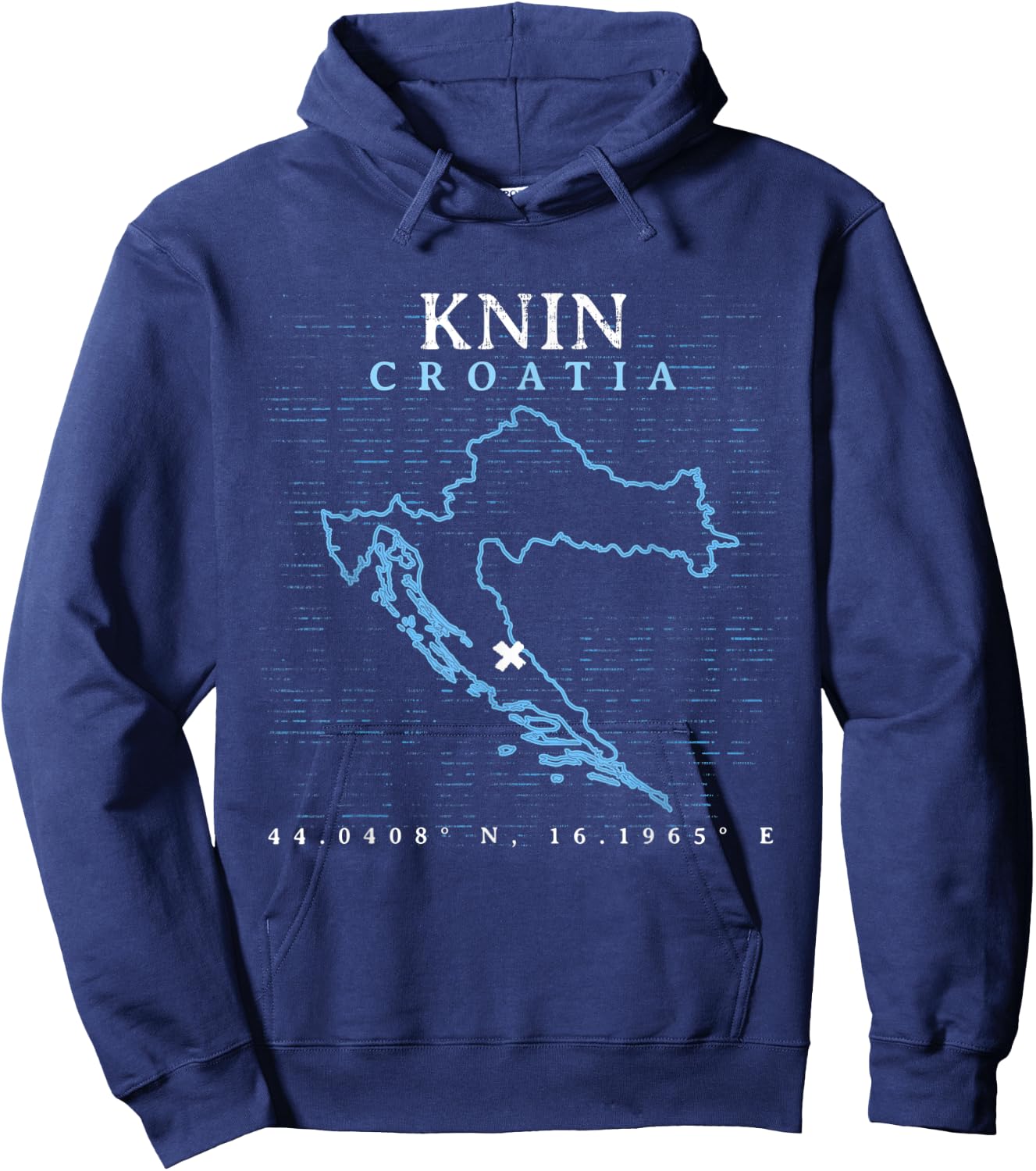 Croatia Knin Hoodie - Hoodie | Navy