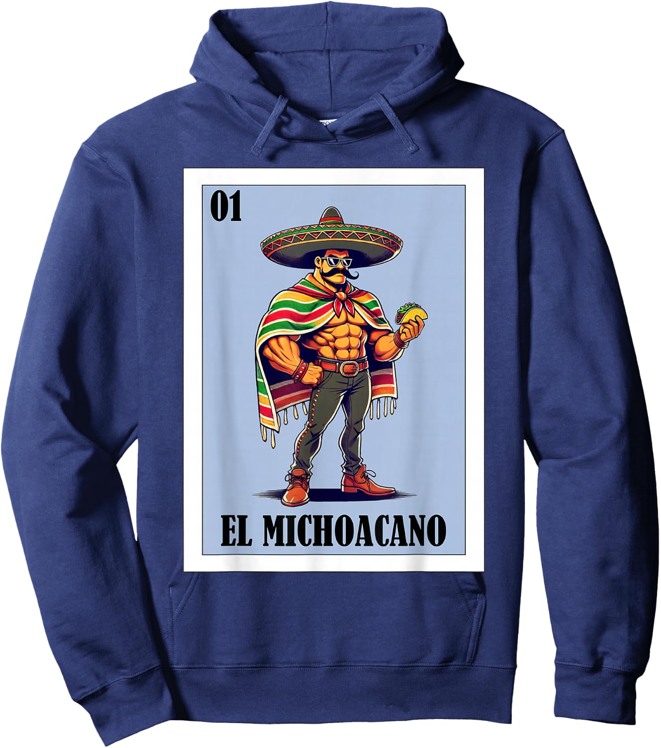 Funny Michoacan Mexican Design - El Michoacano Hoodie - Hoodie | Navy