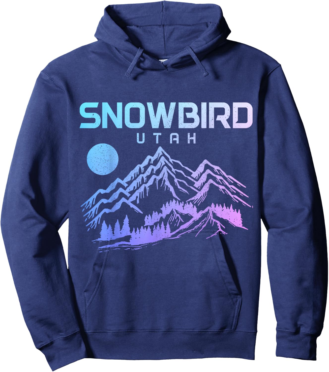 Snowbird Utah Ski Winter sports Skiing Skier Hoodie - Hoodie | Navy