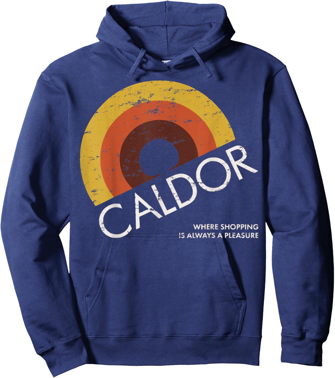 Caldor Vintage Retro Caldors Department Hoodie - Hoodie | Navy