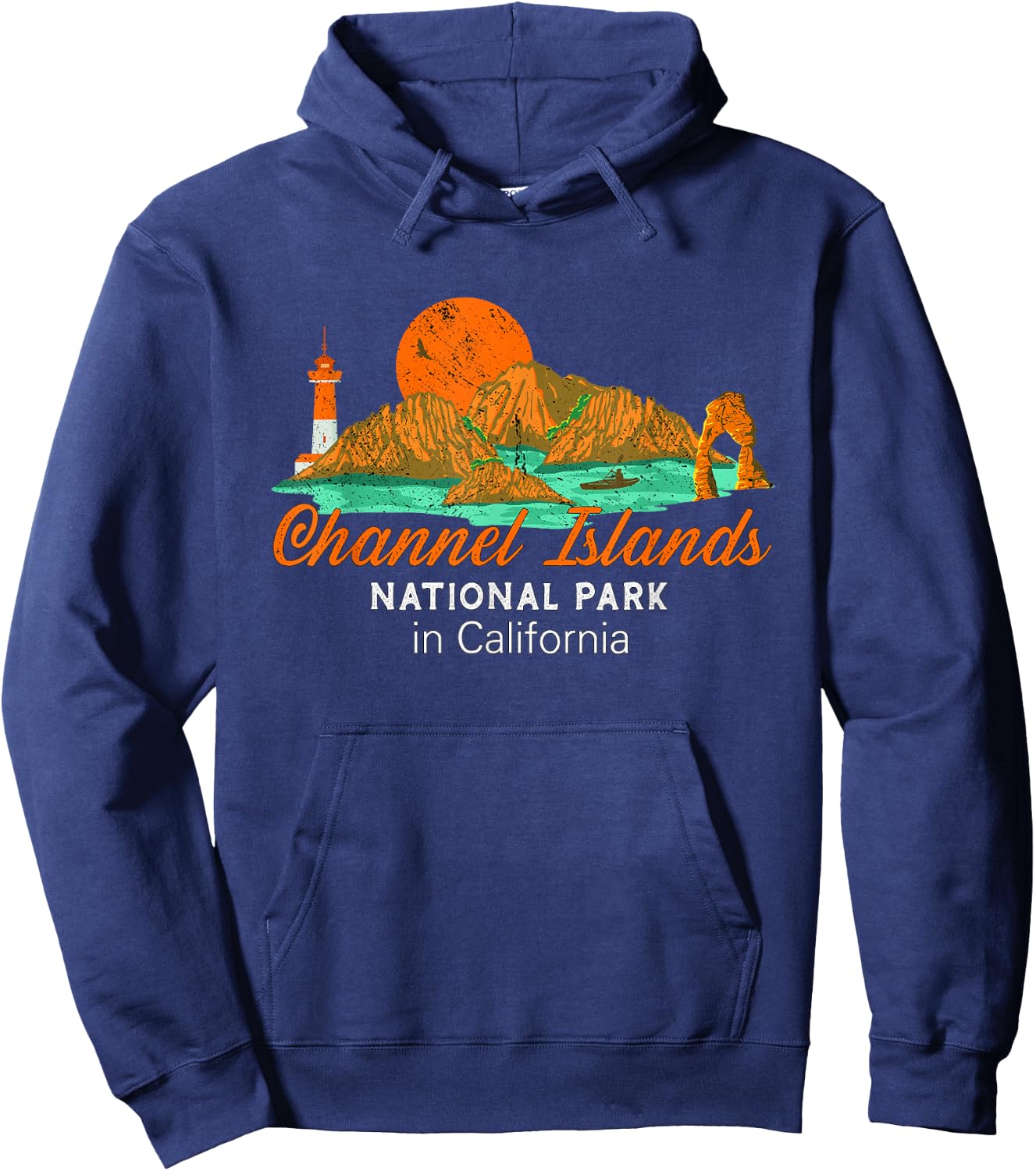 Channel Islands National Park California Hoodie - Hoodie | Navy