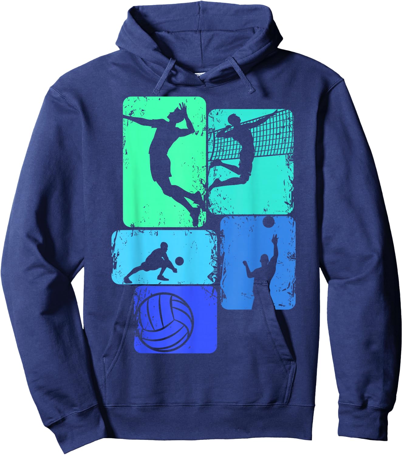 Volleyballer Volleyball Children's Boys Men's Hoodie - Hoodie | Navy